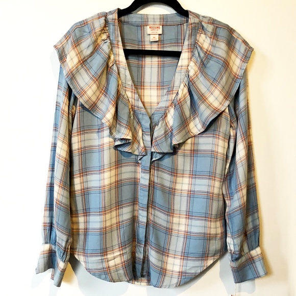 🌸 SOLD 🌸 Mossimo Ruffle Soft Rayon - Picture 2 of 7